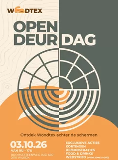 Woodtex folder in Ninove | Oferta | 2026-09-22T00:00:00.000Z - 2026-10-03T00:00:00.000Z