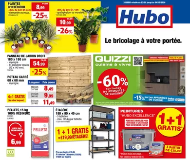 Catalogue Hubo à Halen | Hubo Dépliant valable jusqu'au 04/10/2026 FR | 2026-09-23T00:00:00.000Z - 2026-10-04T00:00:00.000Z