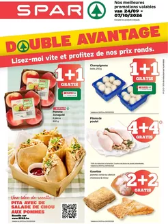 Catalogue SPAR à Damme | folder SPAR | 2026-09-24T00:00:00.000Z - 2026-10-07T00:00:00.000Z