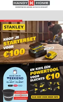 Catalogue HandyHome à Hasselt | folder HandyHome Amerikaanse Stock Paal NL | 2026-09-26T00:00:00.000Z - 2026-10-18T00:00:00.000Z