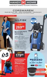 Catalogue HandyHome à Hasselt | folder HandyHome Corswarem NL | 2026-09-26T00:00:00.000Z - 2026-10-18T00:00:00.000Z