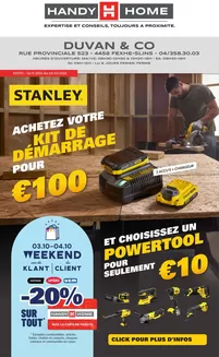 Catalogue HandyHome à Hasselt | folder HandyHome Duvan Co NL | 2026-09-26T00:00:00.000Z - 2026-10-18T00:00:00.000Z
