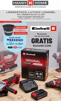 Catalogue HandyHome à Hasselt | folder HandyHome Legerstock Luyckx NL | 2026-09-26T00:00:00.000Z - 2026-10-18T00:00:00.000Z