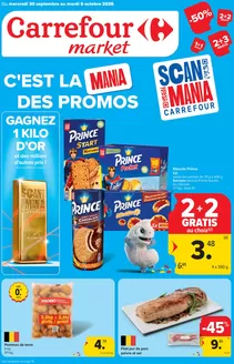 Catalogue Carrefour Market à Zemst | Oferta-FR | 2026-09-30T00:00:00.000Z - 2026-10-06T00:00:00.000Z