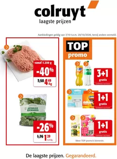 Catalogue Colruyt à Jurbise | Nos meilleures offres pour vous | 2026-10-07T00:00:00.000Z - 2026-10-20T00:00:00.000Z