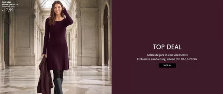 Catalogue Bonprix à Stoumont | Oferta-NL | 2026-10-06T00:00:00.000Z - 2026-10-07T00:00:00.000Z