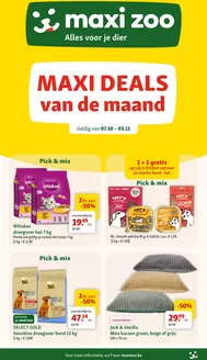 Catalogue Maxi Zoo à Chiny | Maxi Zoo - NL | 2026-10-07T00:00:00.000Z - 2026-11-03T00:00:00.000Z