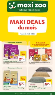 Catalogue Maxi Zoo à Chiny | Maxi Zoo - FR | 2026-10-07T00:00:00.000Z - 2026-11-03T00:00:00.000Z