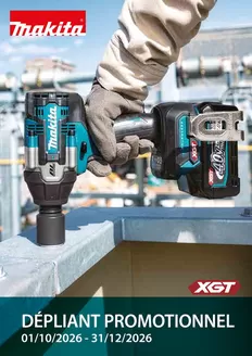 Makita folder | Dépliant promotionnel-fr | 2026-10-20T00:00:00.000Z - 2026-12-31T00:00:00.000Z