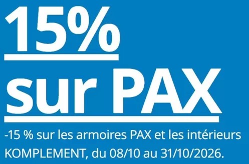 Catalogue IKEA à Vilvoorde | 15% rabais-nl | 2026-10-20T00:00:00.000Z - 2026-10-31T00:00:00.000Z