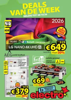 Catalogue ElectroStock à Termonde | folder ElectroStock - NL | 2026-10-21T00:00:00.000Z - 2026-10-28T00:00:00.000Z