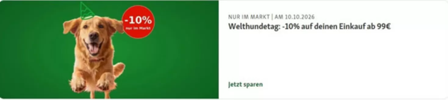 Catalogue Fressnapf à Spa | 10% nur in markt | 2026-10-23T00:00:00.000Z - 2026-11-23T00:00:00.000Z