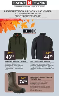 Catalogue HandyHome à Bastogne | folder HandyHome Legerstock Luyckx NL | 2026-10-24T00:00:00.000Z - 2026-11-15T00:00:00.000Z