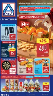 Catalogue Aldi à Esneux | Bonnes affaires et offres actuelles | 2026-11-02T00:00:00.000Z - 2026-11-07T00:00:00.000Z
