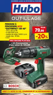 Catalogue Hubo | Hubo Dépliant valable jusqu'au 31/01/2026 FR | 2026-10-28T00:00:00.000Z - 2027-01-31T00:00:00.000Z