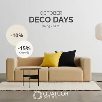 Catalogue Quatuor | October Deco Days | 2026-10-28T00:00:00.000Z - 2026-11-07T00:00:00.000Z