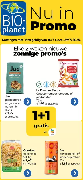 Catalogue Bio Planet à Mons | Nu In Promo | 2025-07-16T00:00:00.000Z - 2025-07-29T00:00:00.000Z