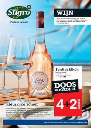 Catalogue Sligro | Wijn | 2025-07-17T00:00:00.000Z - 2025-08-04T00:00:00.000Z