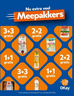 Catalogue OKay Supermarkt à  | Meepakkers | 2025-07-16T00:00:00.000Z - 2025-07-29T00:00:00.000Z