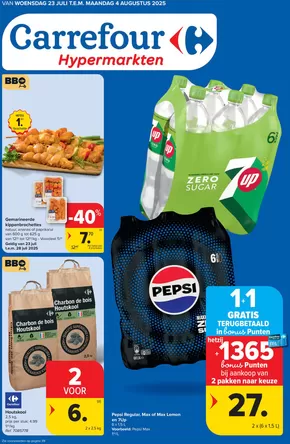 Catalogue Carrefour à Charleroi | Hypermarkten | 2025-07-23T00:00:00.000Z - 2025-08-04T00:00:00.000Z