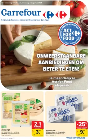 Catalogue Carrefour à Charleroi | Market Act For Food Special. | 2025-07-23T00:00:00.000Z - 2025-08-04T00:00:00.000Z