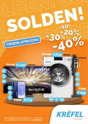 Catalogue Krëfel à Charleroi | Solden! | 2025-07-18T00:00:00.000Z - 2025-07-31T00:00:00.000Z