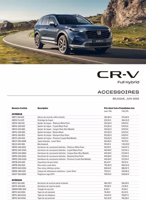 Catalogue Honda à Oudenburg | CR-V Full Hybrid | 2025-07-21T00:00:00.000Z - 2026-07-21T00:00:00.000Z