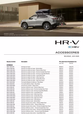 Catalogue Honda à Oudenburg | HR-V e:HEV | 2025-07-21T00:00:00.000Z - 2026-07-21T00:00:00.000Z
