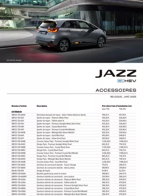 Catalogue Honda à Oudenburg | Jazz e:HEV | 2025-07-21T00:00:00.000Z - 2026-07-21T00:00:00.000Z