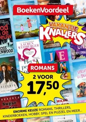 Catalogue Boekenvoordeel à Drogenbos | Vakantie Knallers | 2025-07-19T00:00:00.000Z - 2025-08-03T00:00:00.000Z