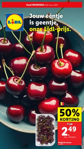 Catalogue Lidl | Jouw Ééntje Is Geentje | 2025-07-23T00:00:00.000Z - 2025-07-29T00:00:00.000Z