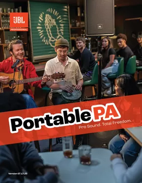 Catalogue JBL | Portable PA | 2025-07-22T00:00:00.000Z - 2025-09-24T00:00:00.000Z
