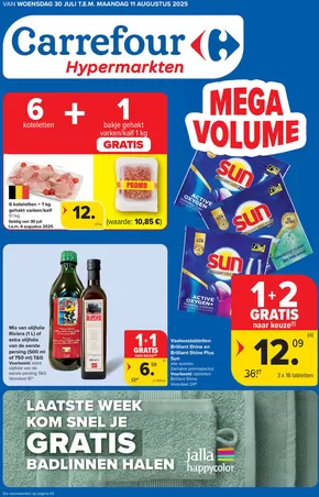 Catalogue Carrefour à Durbuy | Mega Volumes | 2025-07-30T00:00:00.000Z - 2025-08-11T00:00:00.000Z