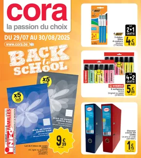 Catalogue Cora à La Louvière | Back To School. | 2025-07-29T00:00:00.000Z - 2025-08-30T00:00:00.000Z