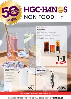 Catalogue Hanos à Anvers | Non Food 16 | 2025-07-28T00:00:00.000Z - 2025-08-10T00:00:00.000Z