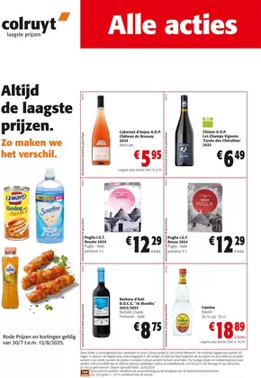 Catalogue Colruyt à Namur | Altijd De Laagste Prijzen. | 2025-07-30T00:00:00.000Z - 2025-08-12T00:00:00.000Z