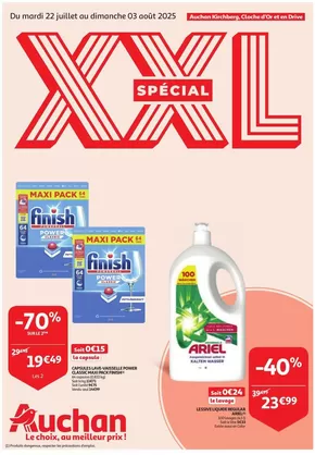 Catalogue Auchan à Roulers | XXL Special | 2025-07-30T00:00:00.000Z - 2025-08-03T00:00:00.000Z