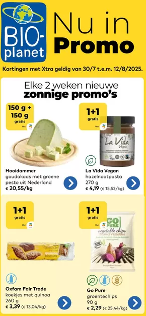 Catalogue Bio Planet à Louvain | Nu In Promo NL | 2025-07-30T00:00:00.000Z - 2025-08-12T00:00:00.000Z