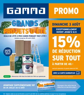 Catalogue GAMMA à Herstal | Grands Projets | 2025-07-30T00:00:00.000Z - 2025-08-26T00:00:00.000Z