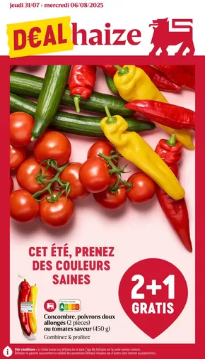 Catalogue AD Delhaize à Floreffe | D€ALhaize FR | 2025-07-31T00:00:00.000Z - 2025-08-06T00:00:00.000Z