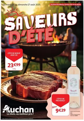 Catalogue Auchan à Ypres | Saveurs D'été | 2025-08-05T00:00:00.000Z - 2025-08-17T00:00:00.000Z