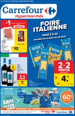 Catalogue Carrefour Drive à Bierbeek | Foire Italienne FR | 2025-08-06T00:00:00.000Z - 2025-08-18T00:00:00.000Z