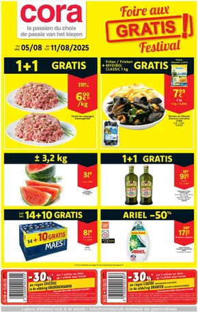 Catalogue Cora | Gratis | 2025-08-05T00:00:00.000Z - 2025-08-11T00:00:00.000Z