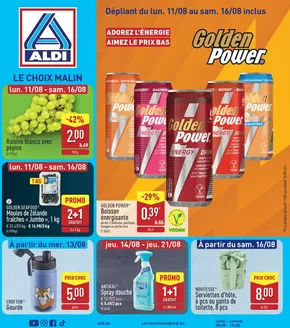 Catalogue Aldi à Echternach | Golden Power | 2025-08-11T00:00:00.000Z - 2025-08-16T00:00:00.000Z