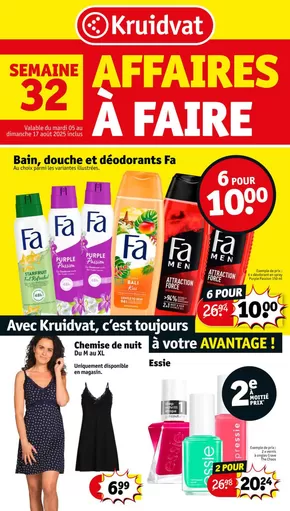 Catalogue Kruidvat à Wellin | Semaine 32 | 2025-08-04T00:00:00.000Z - 2025-08-17T00:00:00.000Z
