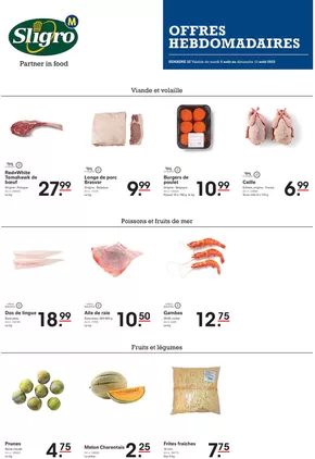 Catalogue Sligro à Rendeux | Semaine 32 FR | 2025-08-05T00:00:00.000Z - 2025-08-10T00:00:00.000Z
