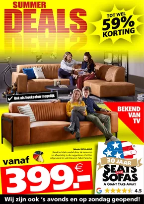 Catalogue Seats and Sofas à Gent | Summer Deals | 2025-08-04T00:00:00.000Z - 2025-08-31T00:00:00.000Z
