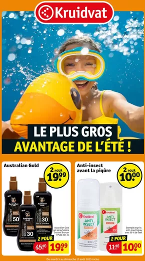 Catalogue Kruidvat à Wellin | Avantage De L'éte | 2025-08-05T00:00:00.000Z - 2025-08-17T00:00:00.000Z
