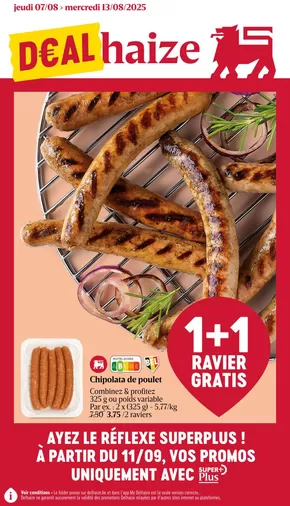 Catalogue AD Delhaize à Tielt-Winge | D€ALhaize FR | 2025-08-07T00:00:00.000Z - 2025-08-13T00:00:00.000Z