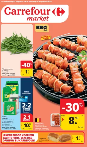 Catalogue Carrefour Market à Mons | BBQ | 2025-08-13T00:00:00.000Z - 2025-08-26T00:00:00.000Z